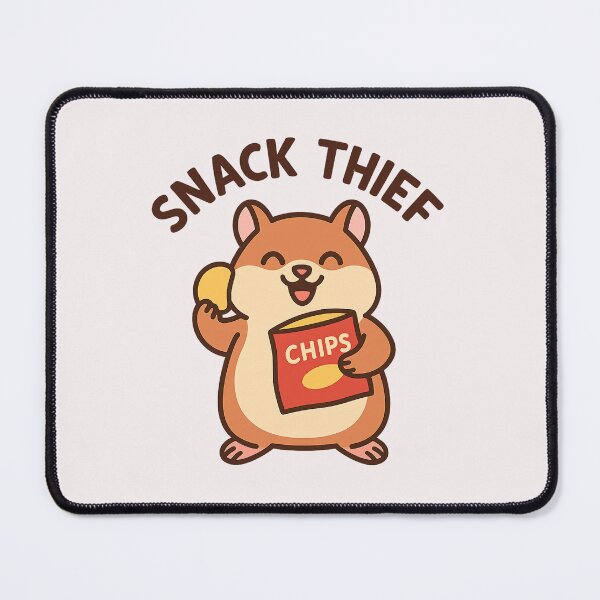 Item preview, Snack Thief – Smiling Hamster Delight designed and sold by ALITOPRINCE.