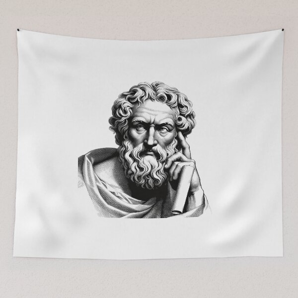 Item preview, Portrait of Plato designed and sold by NTGUILTY.