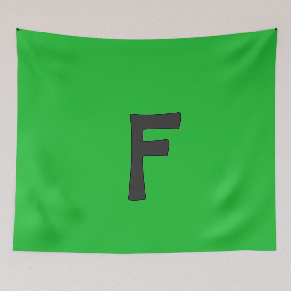 Item preview, letter f black designed and sold by ZiphGames.