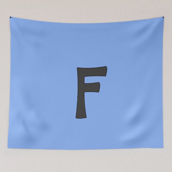 Item preview, letter f black designed and sold by ZiphGames.