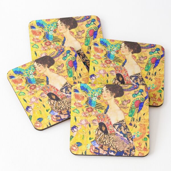 Item preview, Lady with Fan, 1918 by Gustav Klimt (digitally enhanced by Watermark NZ Press) designed and sold by CristalleLisa.