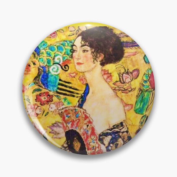Item preview, Lady with Fan, 1918 by Gustav Klimt (digitally enhanced by Watermark NZ Press) designed and sold by CristalleLisa.