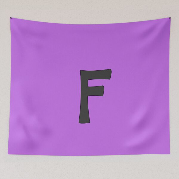 Item preview, letter f black designed and sold by ZiphGames.