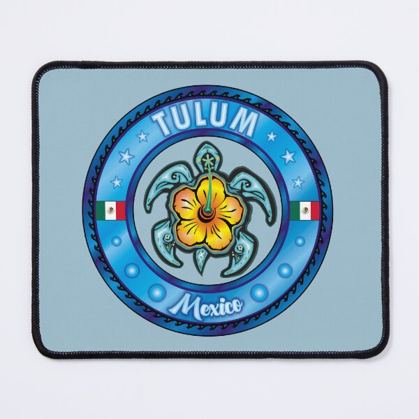 Item preview, Tulum Mexico sea turtle hibiscus designed and sold by studioss76.
