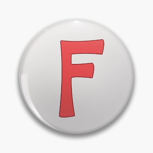 Item preview, letter f red designed and sold by ZiphGames.
