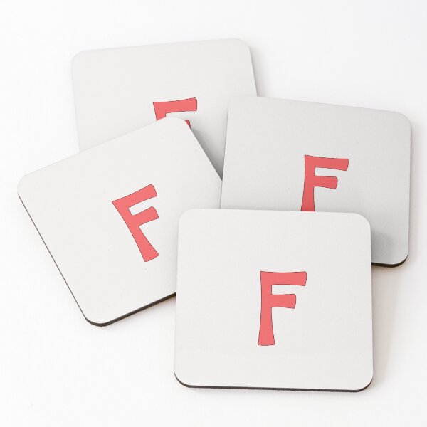 Item preview, letter f red designed and sold by ZiphGames.