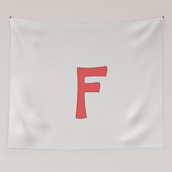 Item preview, letter f red designed and sold by ZiphGames.