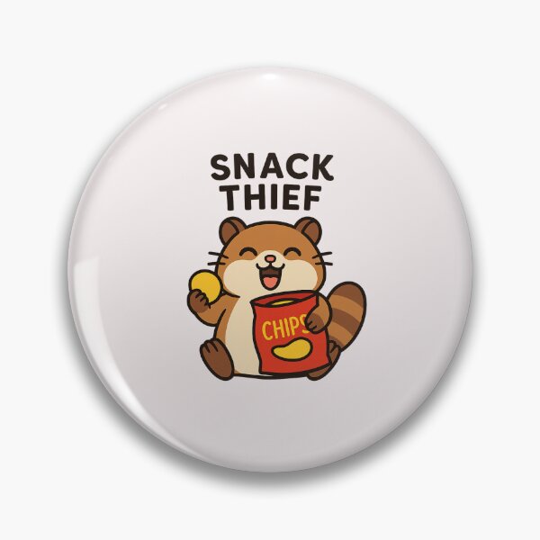 Item preview, Snack Thief – Joyful Hamster with Chips designed and sold by ALITOPRINCE.