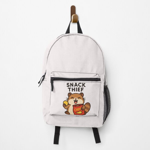 Item preview, Snack Thief – Joyful Hamster with Chips designed and sold by ALITOPRINCE.