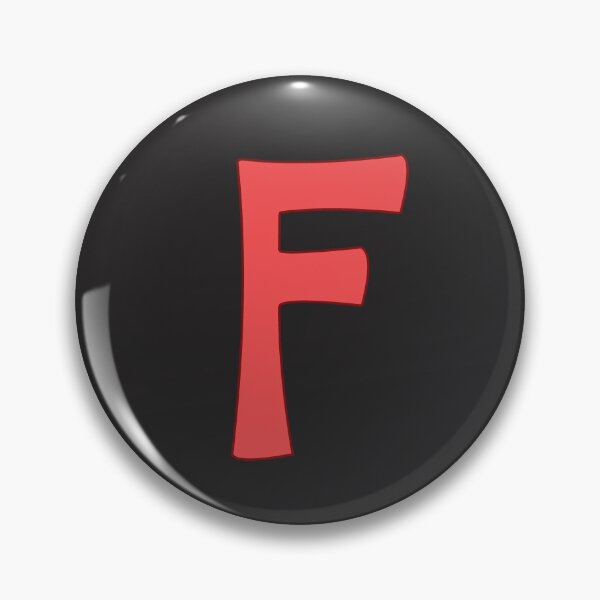 Item preview, letter f red designed and sold by ZiphGames.