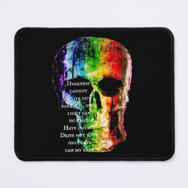Item preview, Rainbow Skulls – MLK Jr. Quote – Embracing Love, Unity, and Inclusivity designed and sold by aadventures.