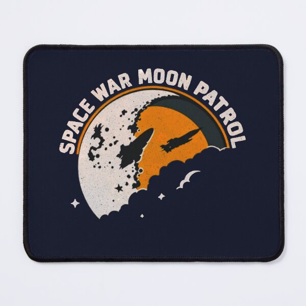 Item preview, Space War: Moon Patrol – Retro Lunar Mission Badge designed and sold by SteadyRolling.