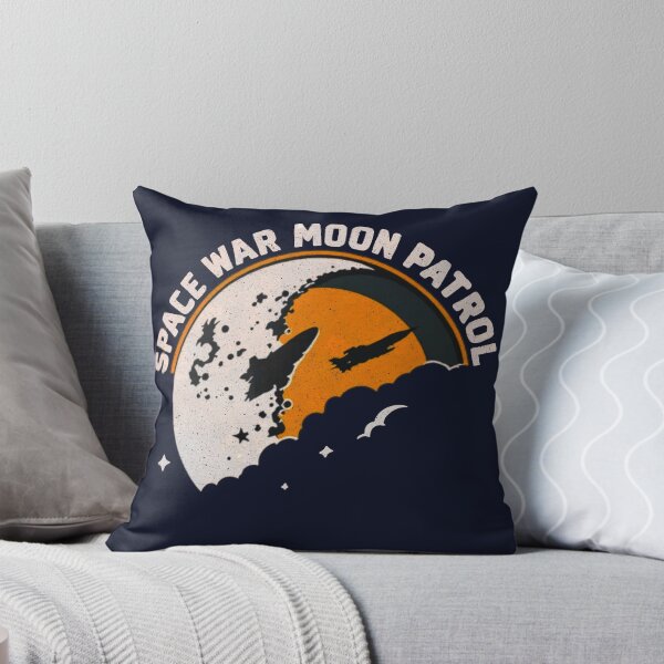 Item preview, Space War: Moon Patrol – Retro Lunar Mission Badge designed and sold by SteadyRolling.