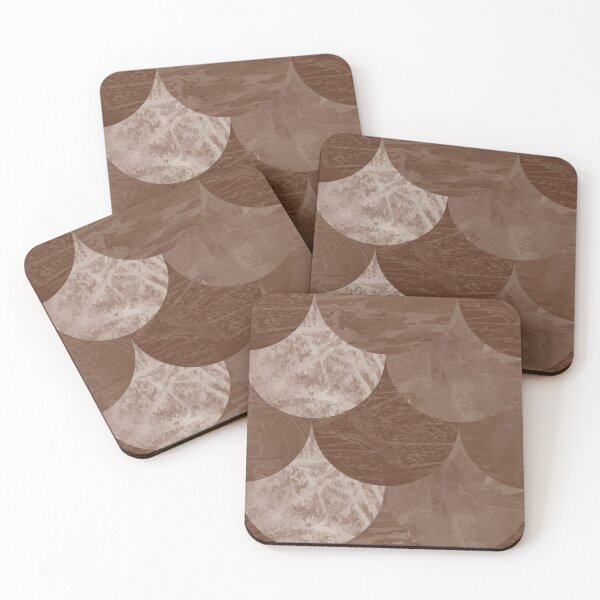Item preview, Mocha Mousse Watercolor Mermaid Scales designed and sold by Goddessart.
