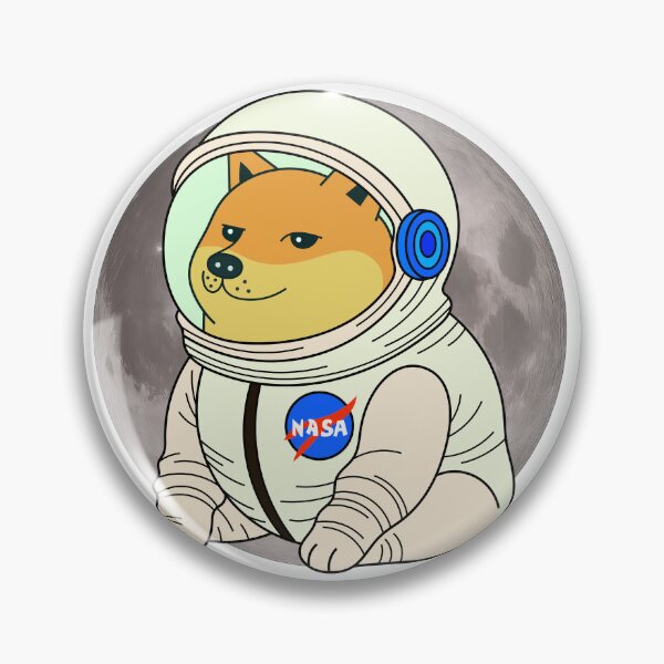 Item preview, Beautiful full moon / blood moon / Cheems astronaut meme designed and sold by DibujandoPorfa.