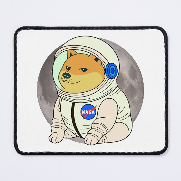 Item preview, Beautiful full moon / blood moon / Cheems astronaut meme designed and sold by DibujandoPorfa.