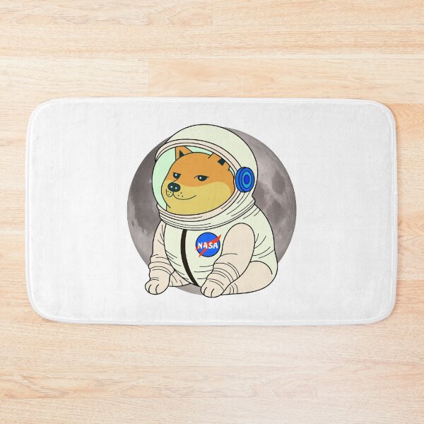 Item preview, Beautiful full moon / blood moon / Cheems astronaut meme designed and sold by DibujandoPorfa.