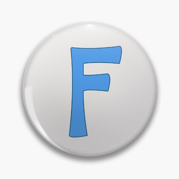 Item preview, letter f blue designed and sold by ZiphGames.