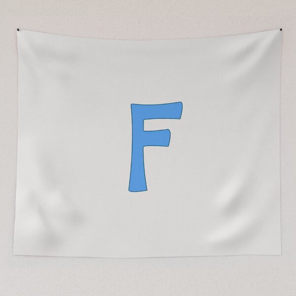 Item preview, letter f blue designed and sold by ZiphGames.