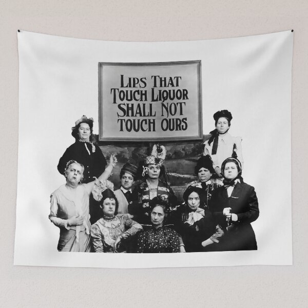 Item preview, Lips that Touch Liquor Shall Not Touch Ours - Temperance League designed and sold by Daniel Hagerman.