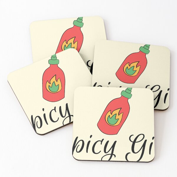 Item preview, Spicy Girl Hot Sauce Bottle designed and sold by Magnolia Valley Art.