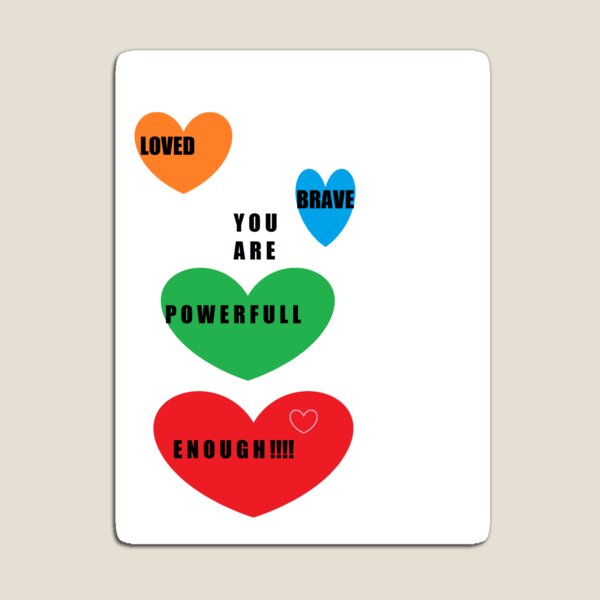 Item preview, You Are Enough designed and sold by Anointedtoday.