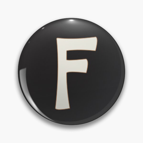Item preview, letter f white designed and sold by ZiphGames.