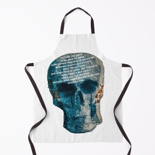 Item preview, Skull – Outside the Wall Pink Floyd – Political Reflection Hand-Drawn Illustration designed and sold by aadventures.