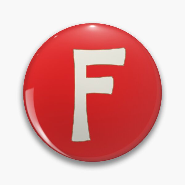 Item preview, letter f white designed and sold by ZiphGames.