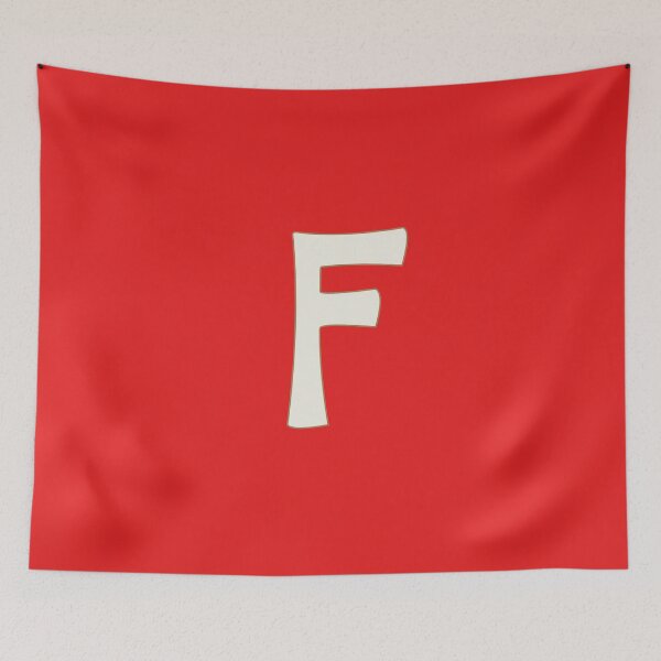 Item preview, letter f white designed and sold by ZiphGames.