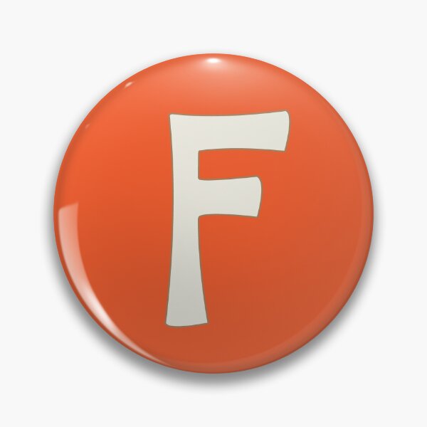 Item preview, letter f white designed and sold by ZiphGames.