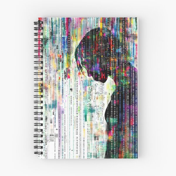 Item preview, Colorful Digital Matrix with Human Silhouette Art designed and sold by Chroma Myst.