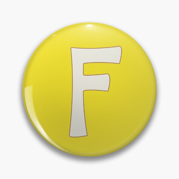 Item preview, letter f white designed and sold by ZiphGames.