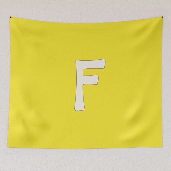 Item preview, letter f white designed and sold by ZiphGames.