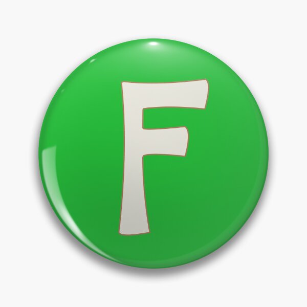 Item preview, letter f white designed and sold by ZiphGames.