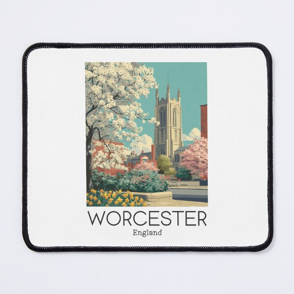Item preview, A Vintage Travel Art of Worcester - England  designed and sold by GoodOldVintage.