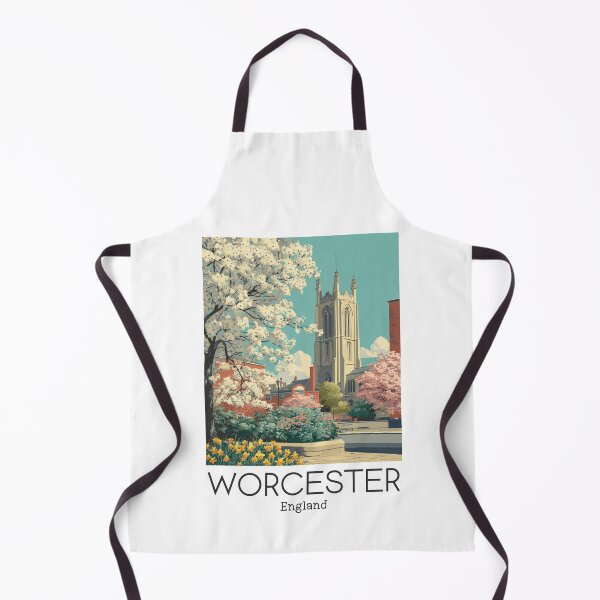 Item preview, A Vintage Travel Art of Worcester - England  designed and sold by GoodOldVintage.