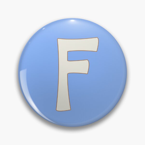 Item preview, letter f white designed and sold by ZiphGames.