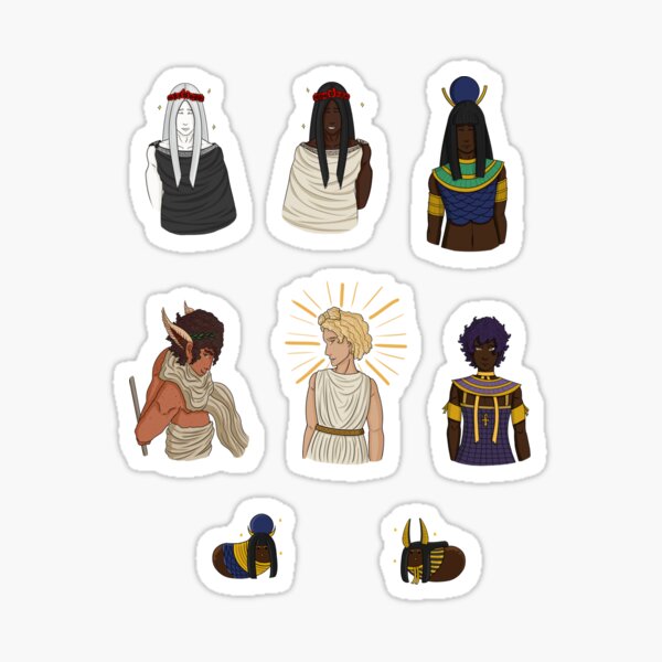 Item preview, Mythology Stickerset designed and sold by saipphh.