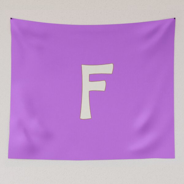 Item preview, letter f white designed and sold by ZiphGames.