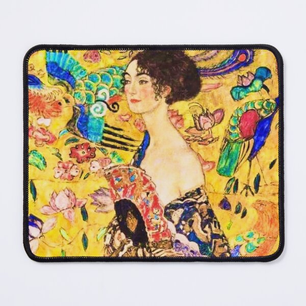 Item preview, Lady with Fan, 1918 by Gustav Klimt (digitally enhanced by Watermark NZ Press) designed and sold by CristalleLisa.