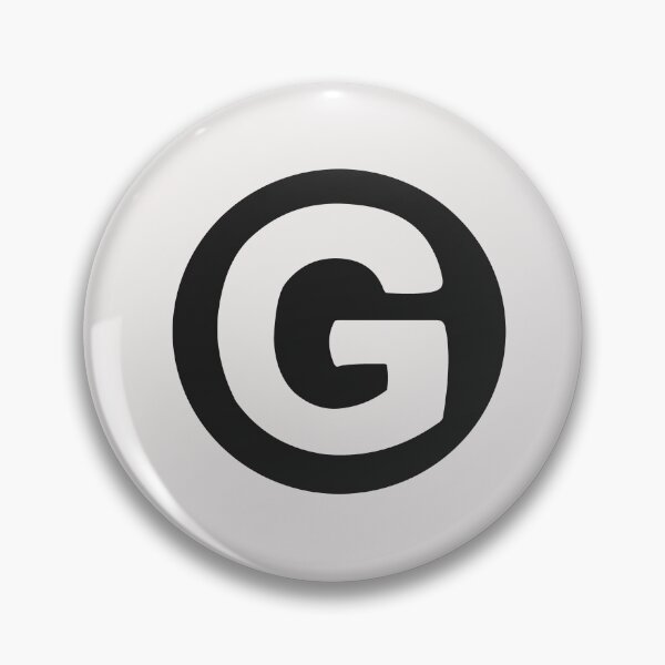Item preview, letter g white designed and sold by ZiphGames.