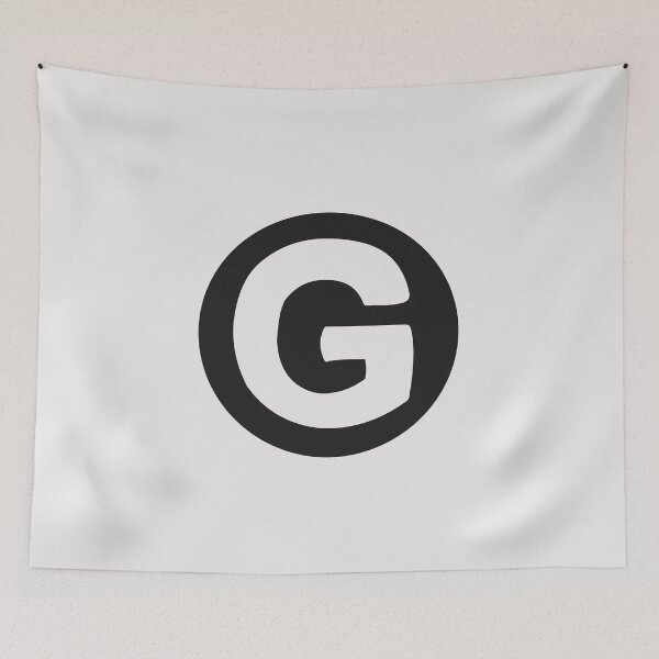 Item preview, letter g white designed and sold by ZiphGames.