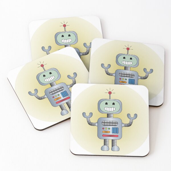 Item preview, Oliver Robot Happy designed and sold by SimplyAnArtist.