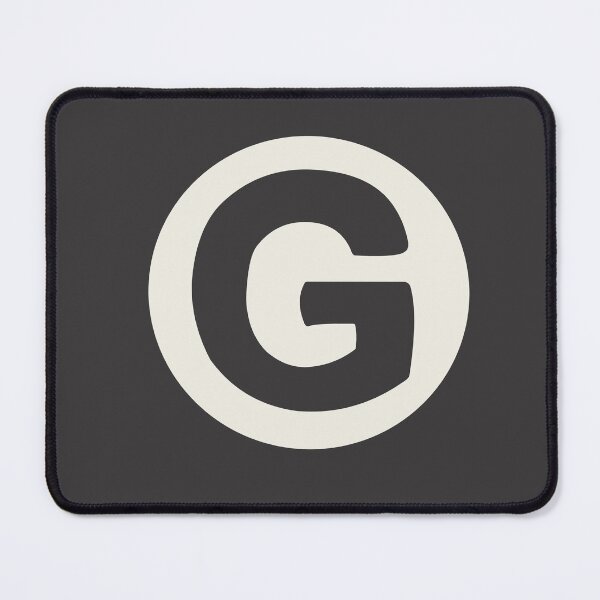 Item preview, letter g black designed and sold by ZiphGames.
