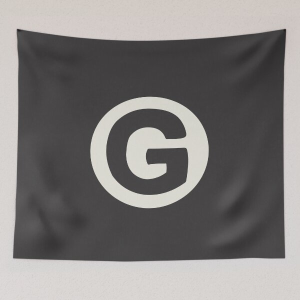 Item preview, letter g black designed and sold by ZiphGames.