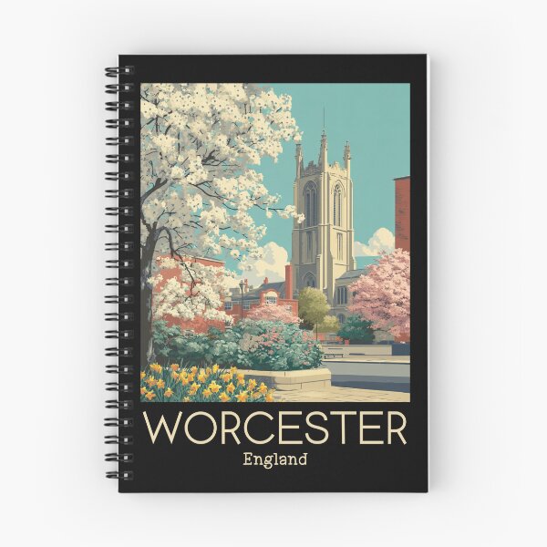 Item preview, A Vintage Travel Art of Worcester - England  designed and sold by GoodOldVintage.