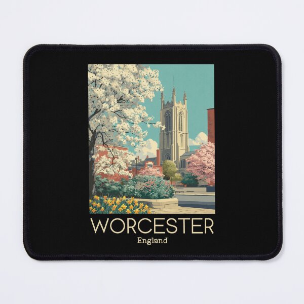 Item preview, A Vintage Travel Art of Worcester - England  designed and sold by GoodOldVintage.