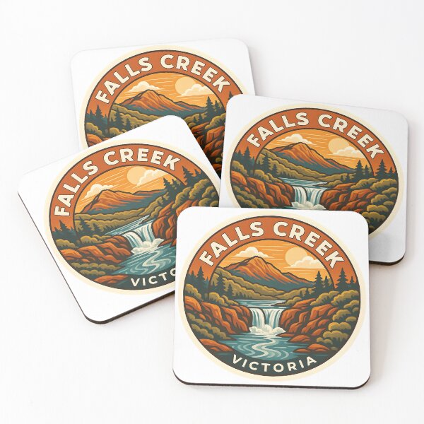 Item preview, Falls Creek Victoria – Vintage Travel designed and sold by LoveLabDesign.