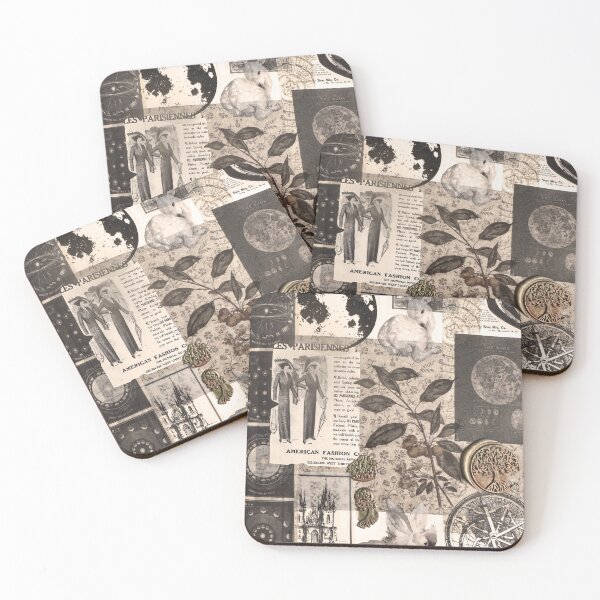 Item preview, Victorian Newspaper Aesthetic Sticker Collagw designed and sold by Dreaming-Maiden.
